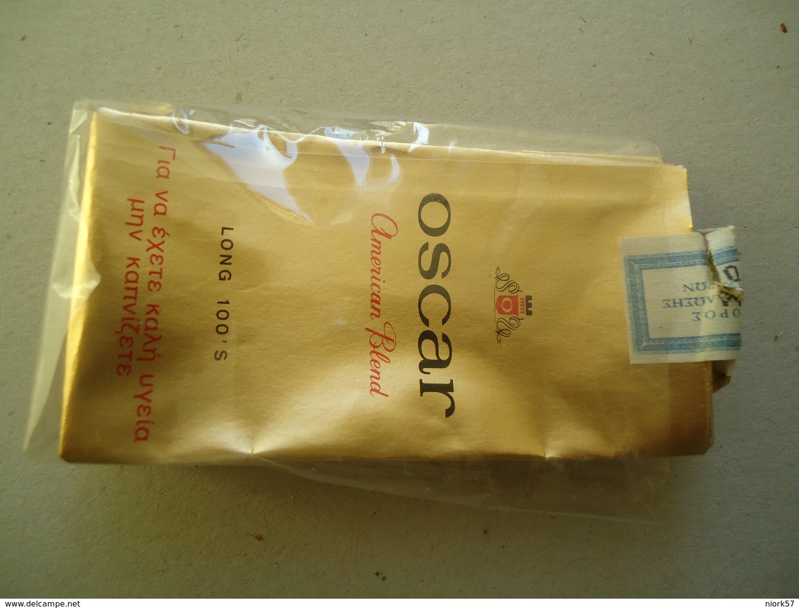 GREECE EMPTY TOBACCOPAPERS BOXES IN DRACHMAS OSCAR - Empty Tobacco Boxes