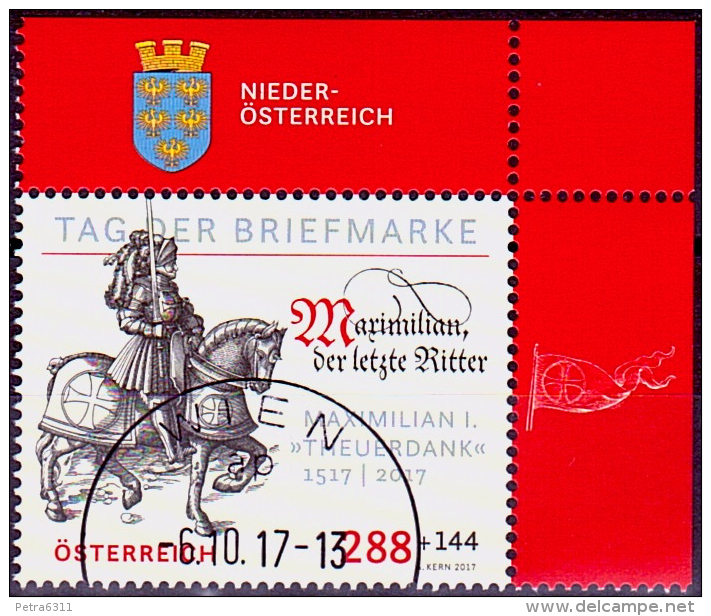Austria Österreich 2017 Tag Der Briefmarke  USED / O / GESTEMPELT - Gebraucht