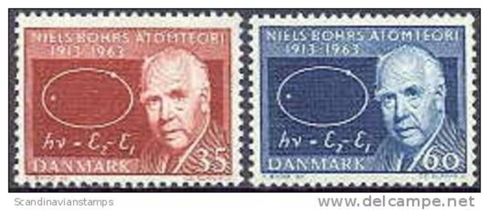 DENEMARKEN 1963 Niels Bohr Fluorescerend Papier  PF-MNH-NEUF - Neufs