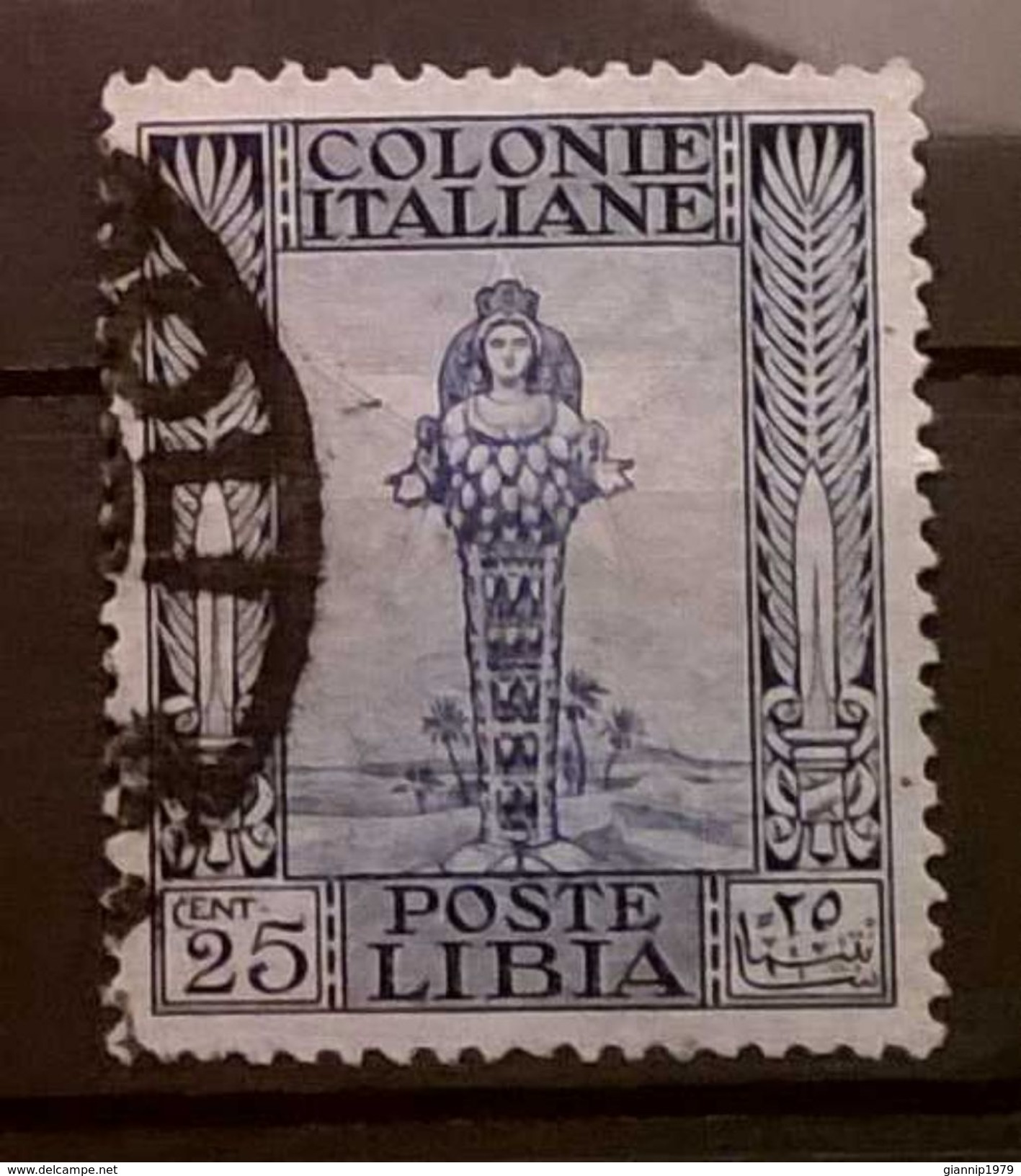 FRANCOBOLLI STAMPS ITALIA ITALY 1921 COLONIA LIBIA SERIE ANTICHE - Libië
