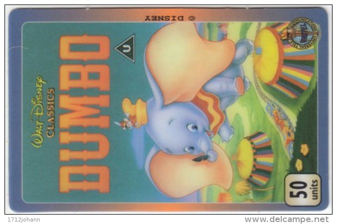 GREAT BRITAIN D-779 Prepaid Unitel - Cinema, Walt Disney, Dumbo - FAKE - BT Global Cards (Prepaid)