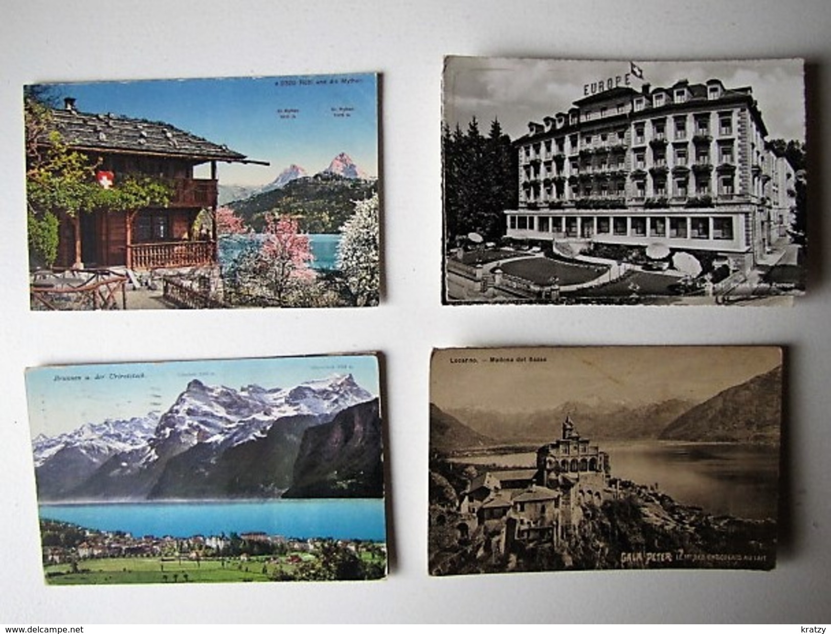 SUISSE - Lot De 50 Anciennes Cartes Postales - 5 - 99 Cartes