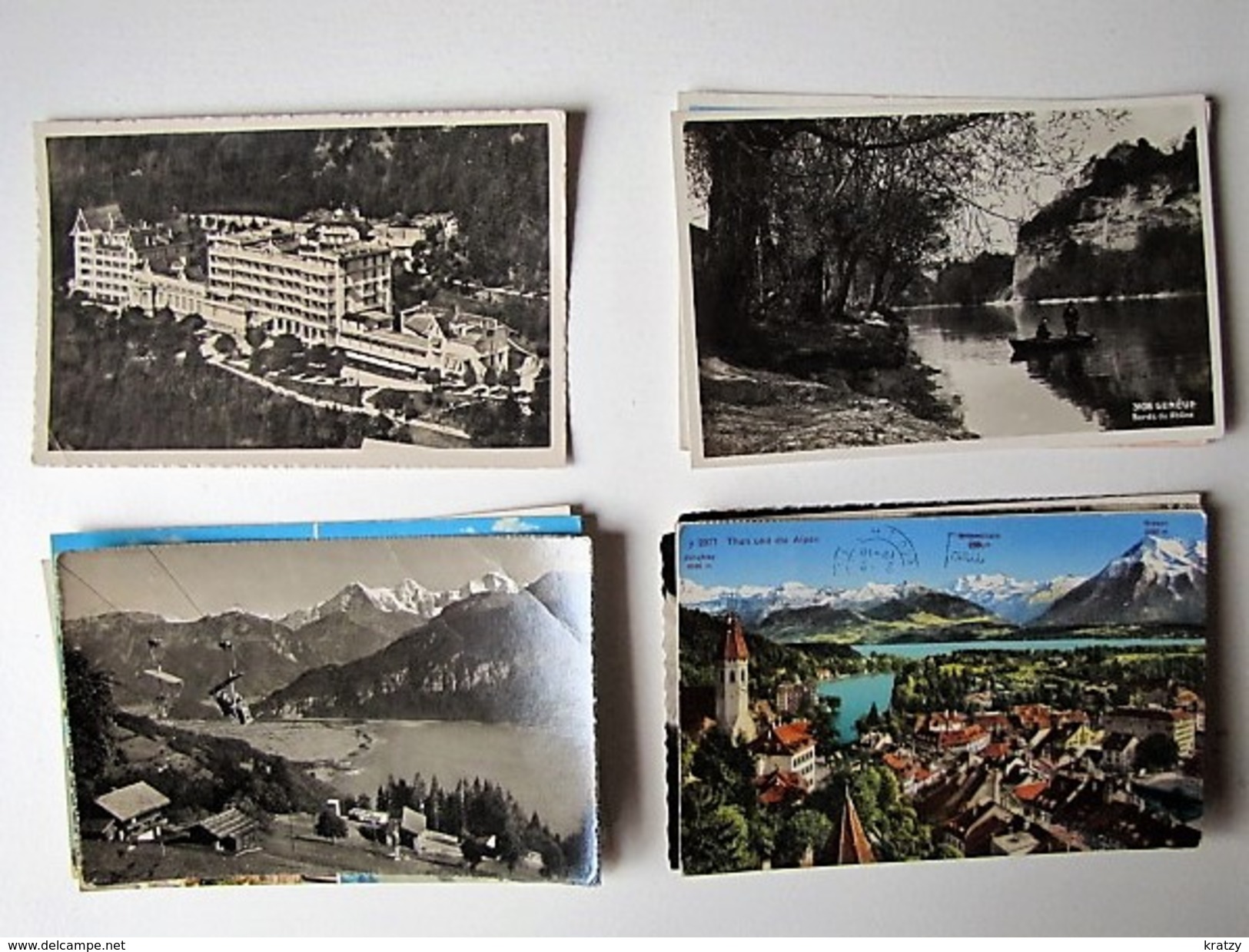 SUISSE - Lot De 50 Anciennes Cartes Postales - 5 - 99 Cartes