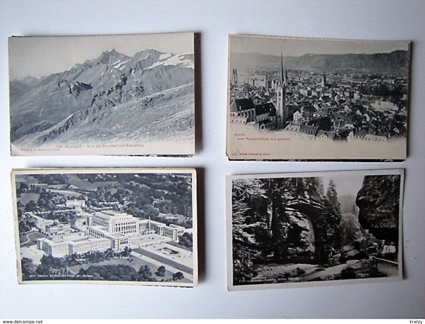 SUISSE - Lot De 50 Anciennes Cartes Postales - 5 - 99 Cartes