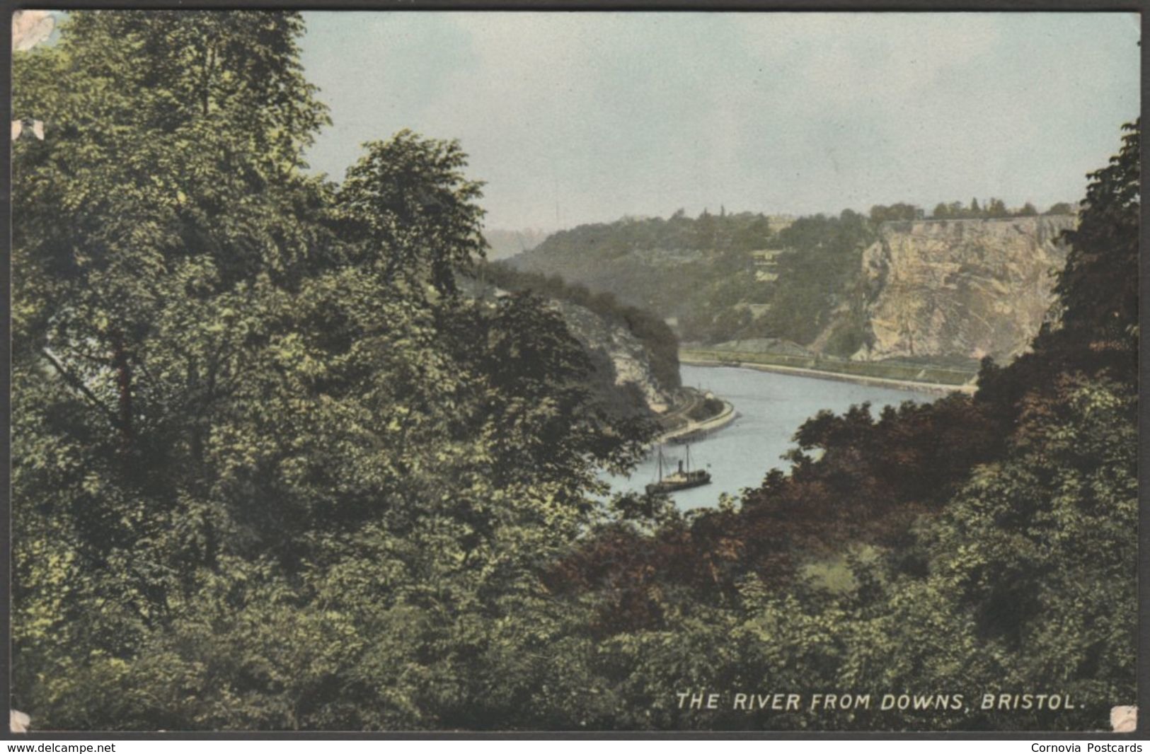 The River From Downs, Bristol, 1908 - Hartmann Postcard - Bristol