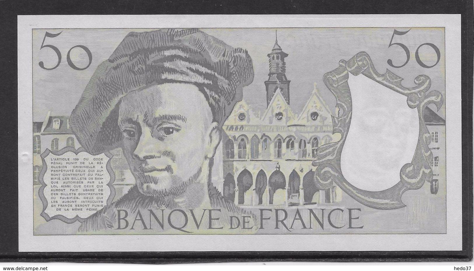 France 50 Francs Quentin De La Tour - 1991 - Fayette N° 67-17 - SPL - 50 F 1976-1992 ''quentin De La Tour''