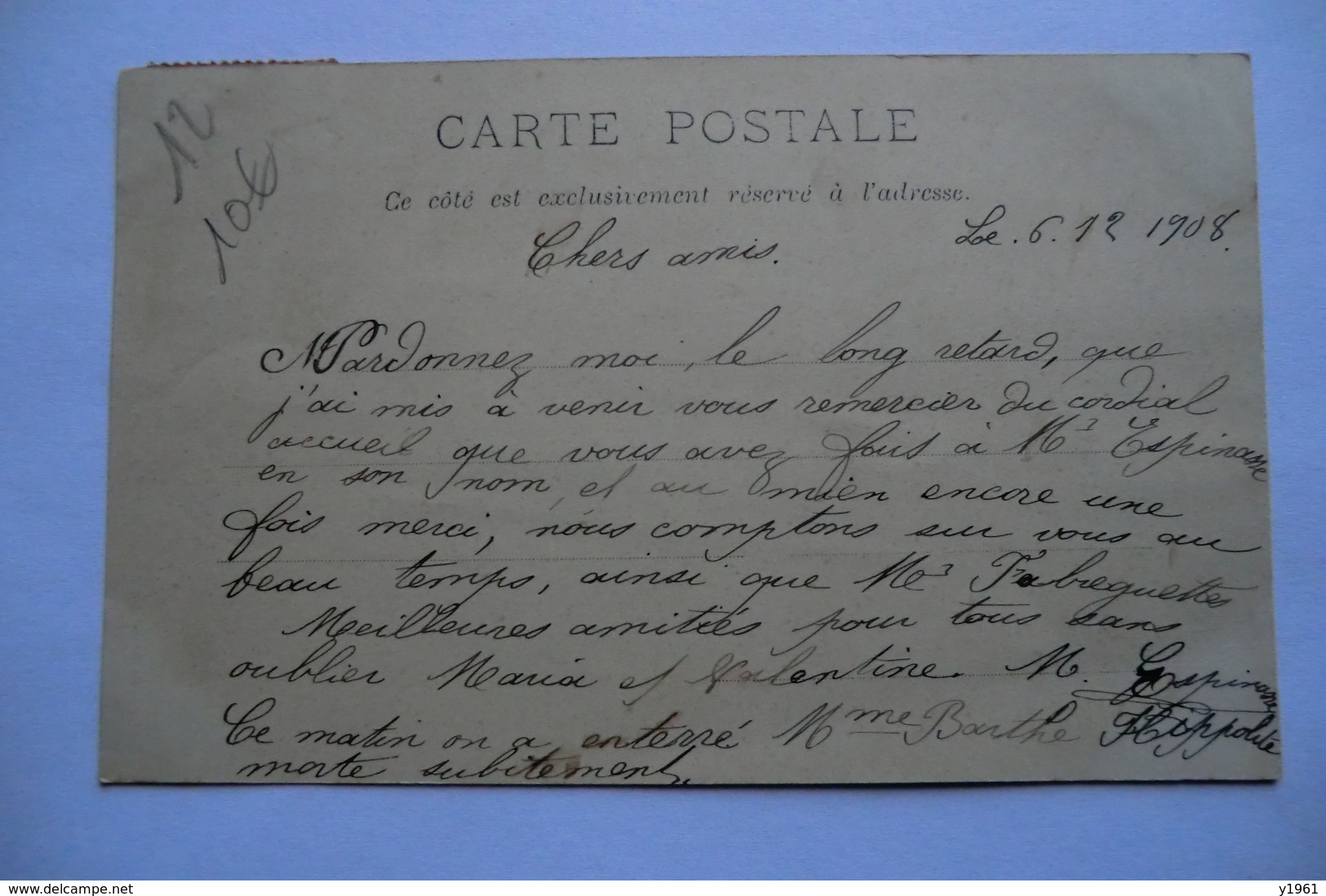 CPA 12 AVEYRON SAINT GEORGES DE LUZANCON. Saint Georges De Luzançon. Rue Principale. 1908. - Other & Unclassified