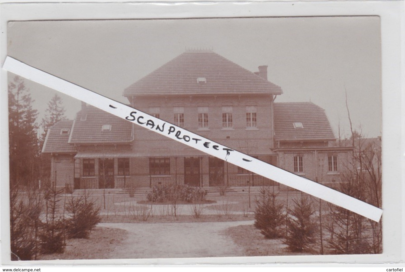 LEOPOLDSBURG-KAMP-FOTOKAART-WONING-OFFICIEREN?-MILITARIA-ZIE 2 SCANS-PRACHTIG DOCUMENT VAN BEGIN 1900 ! ! ! - Leopoldsburg (Camp De Beverloo)