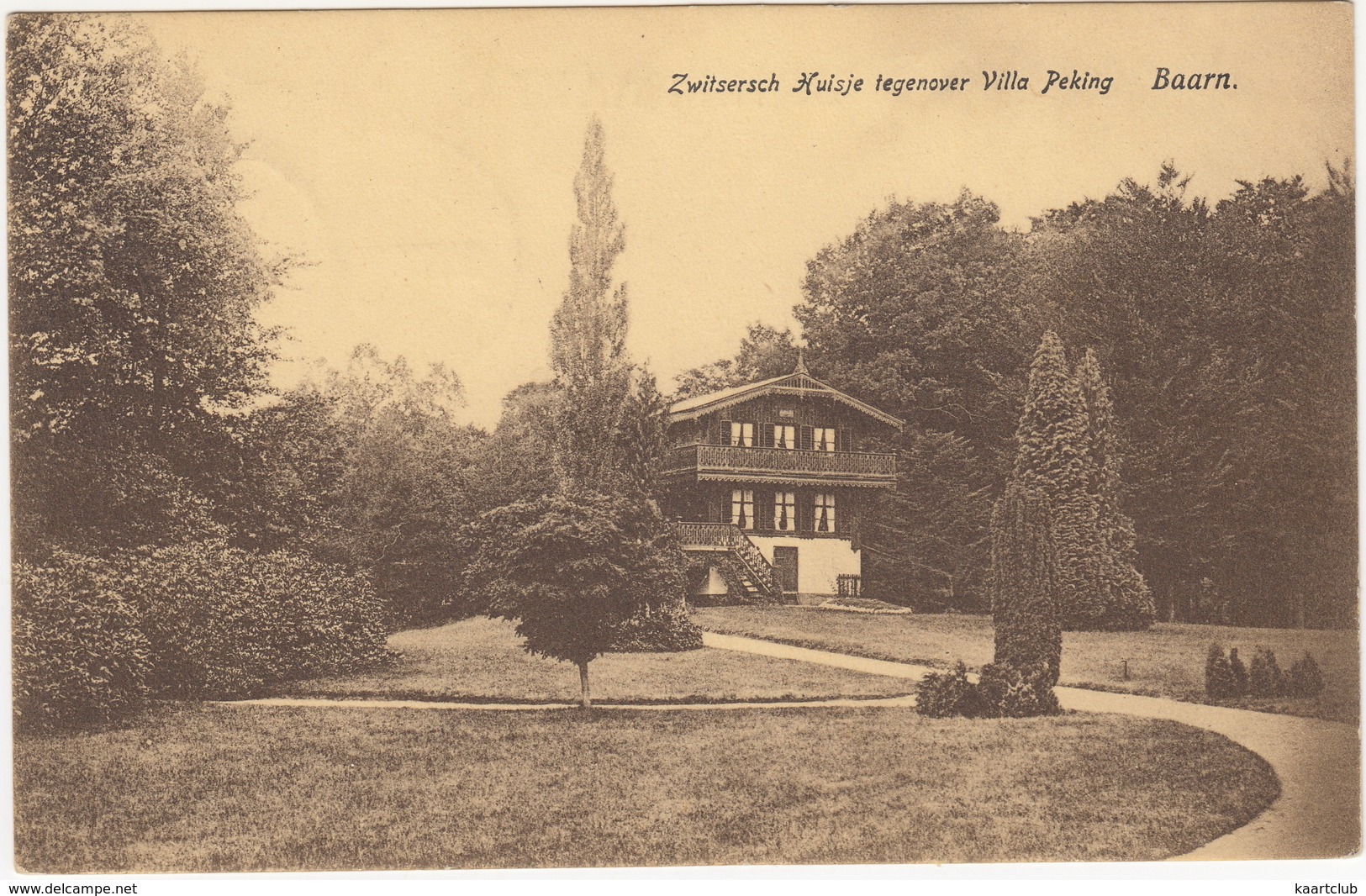 Baarn - Zwitsersch Huisje Tegenover Villa Peking  - 1911 - (Utrecht, Nederland) - Baarn