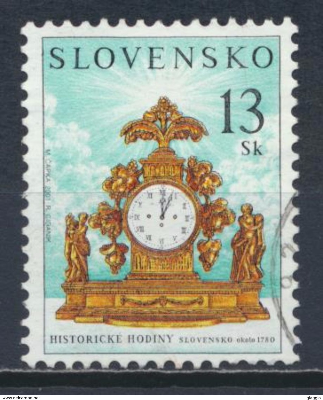 °°° SLOVENSKO - Y&T N°339 - 2001 °°° - Oblitérés