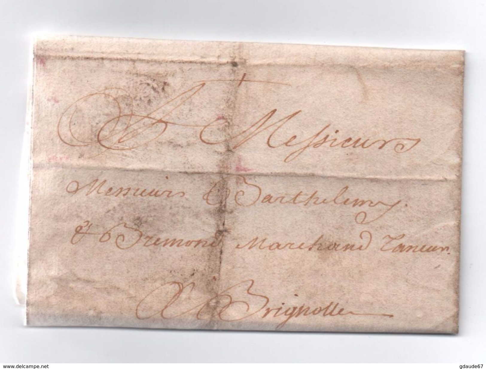 1738 - LETTRE D'AVIGNON (VAUCLUSE) Pour BRIGNOLES (VAR) - 1701-1800: Précurseurs XVIII