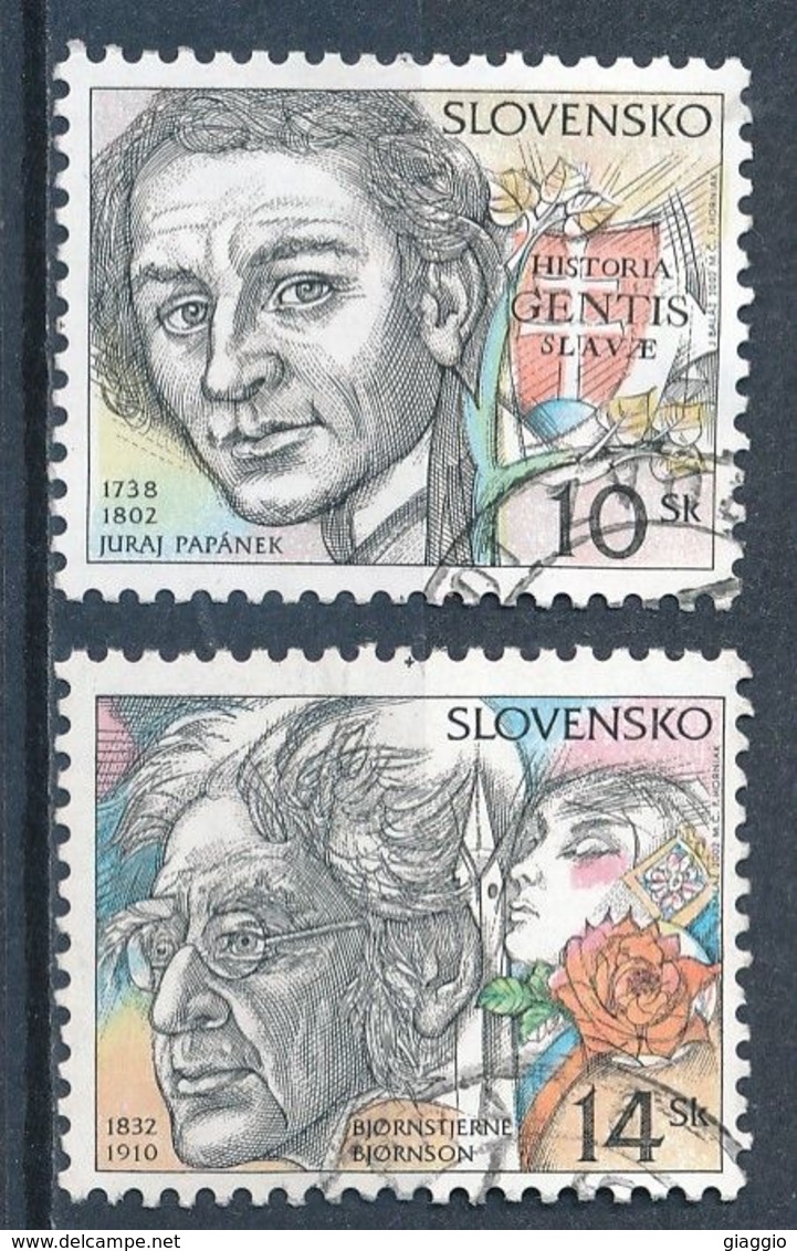 °°° SLOVENSKO - Y&T N°359/60 - 2002 °°° - Used Stamps