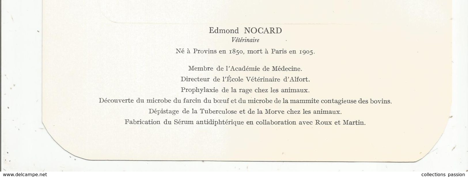 Photographie, 28 X 19, Dédicacée , EDMOND NOCARD , Vétérinaire  , Frais Fr : 1.75 E - Célébrités