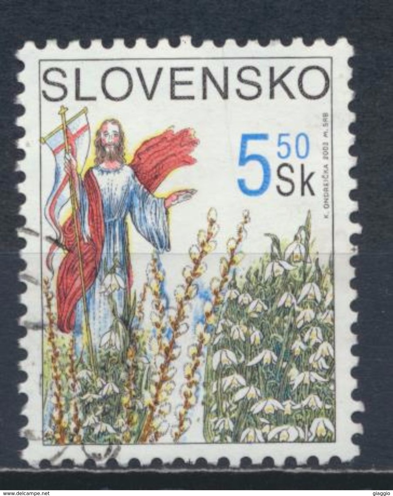 °°° SLOVENSKO - Y&T N°363 - 2002 °°° - Used Stamps