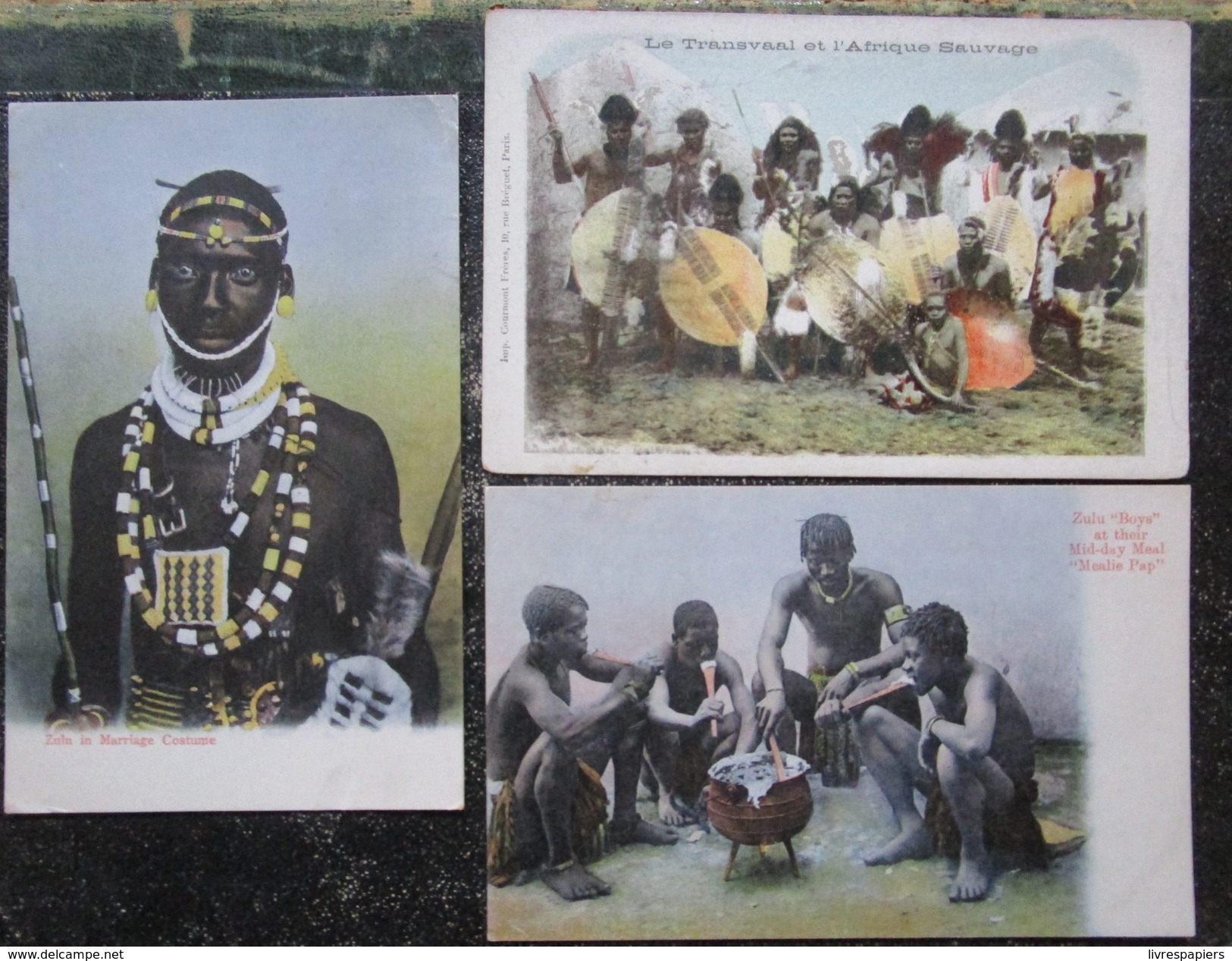 Afrique Sud Lot 4  Cpa Zulu  Voir Photos - Südafrika