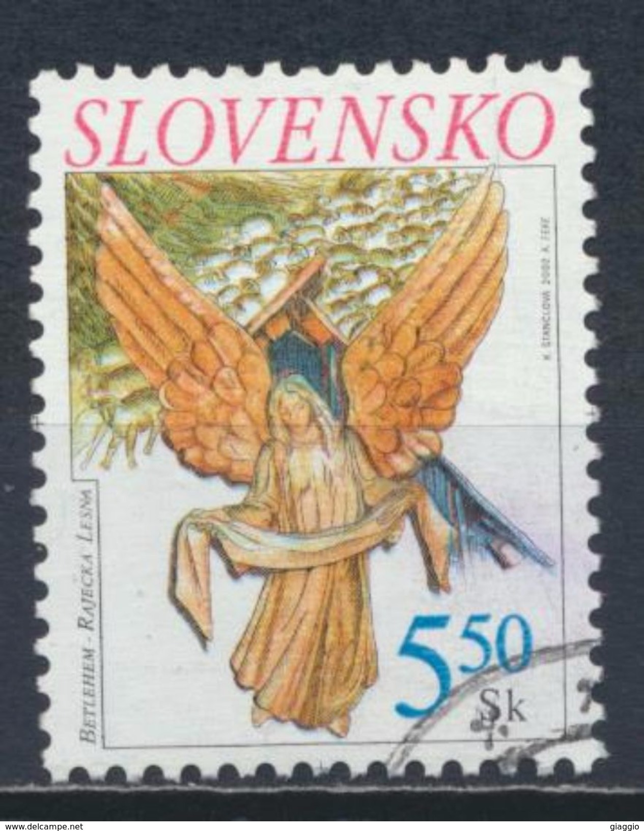 °°° SLOVENSKO - Y&T N°377 - 2002 °°° - Used Stamps