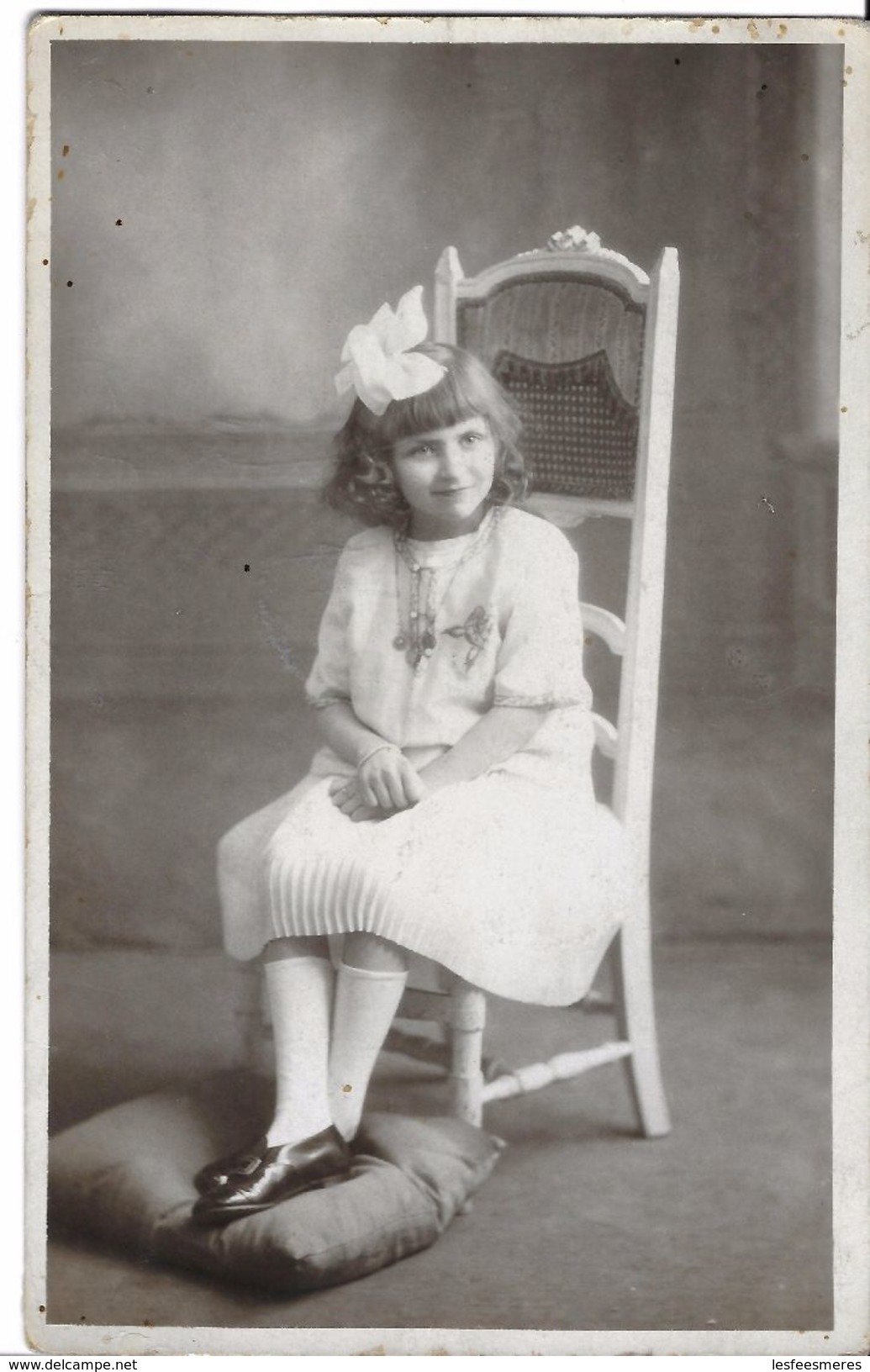 Carte Photo Petite Fille Paris (Hélène Lentz?) - Genealogie