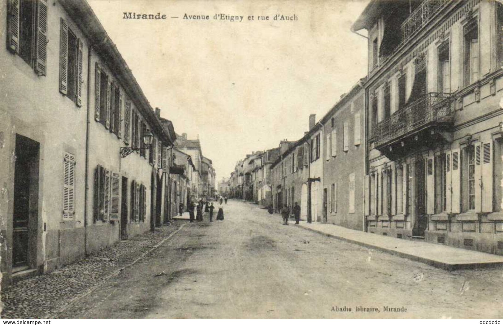 MIRANDE  Avenue D'Etigny Et Rue D'Auch Recto Verso - Mirande