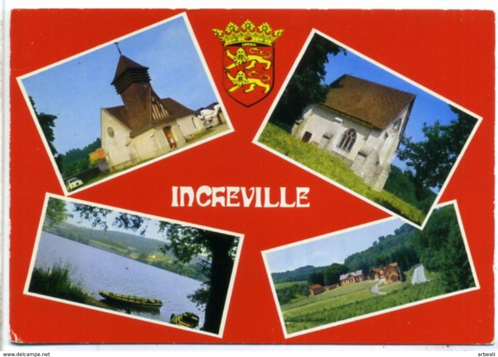 76 INCHEVILLE ++ Les églises D'Incheville Et St-Martin. Les étangs. La Faisanderie ++ - Other & Unclassified