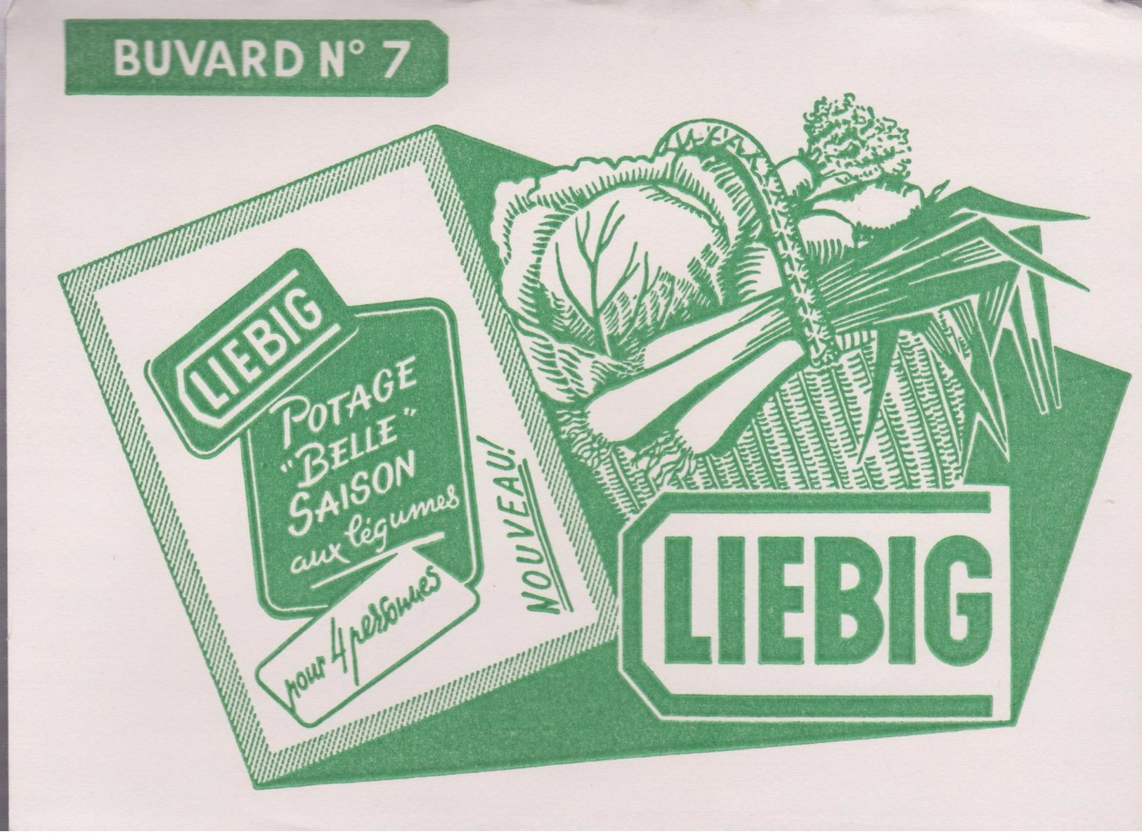 BUVARD "LIEBIG" N° 7 - Potages & Sauces