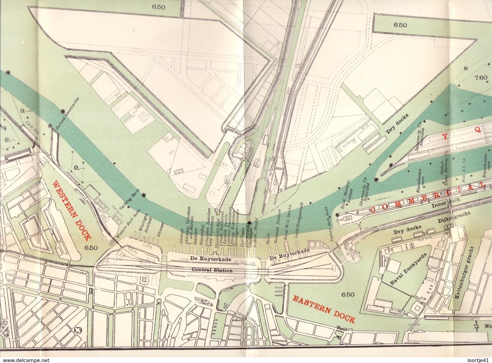 Halverhout & Zwart's Guide Harbour Of IJmuiden 1908 + Kaarten - Maps + Pub Reclame - Travaux Publics