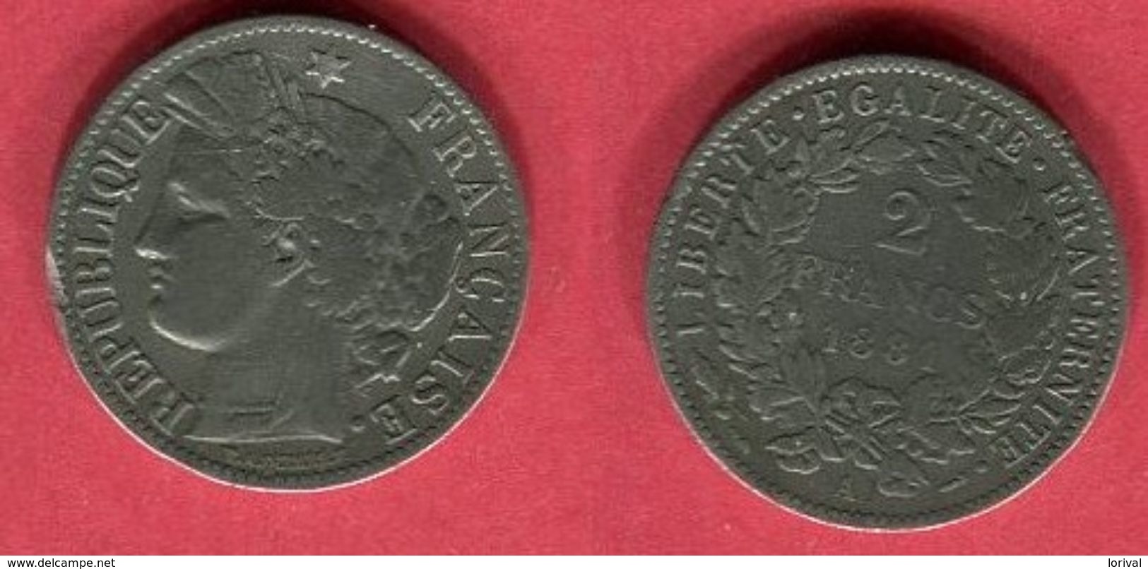 FAUSSE MONNAIE 5 FRANCS 1881 METAL ARGENTE TB+ 5 - Variétés Et Curiosités