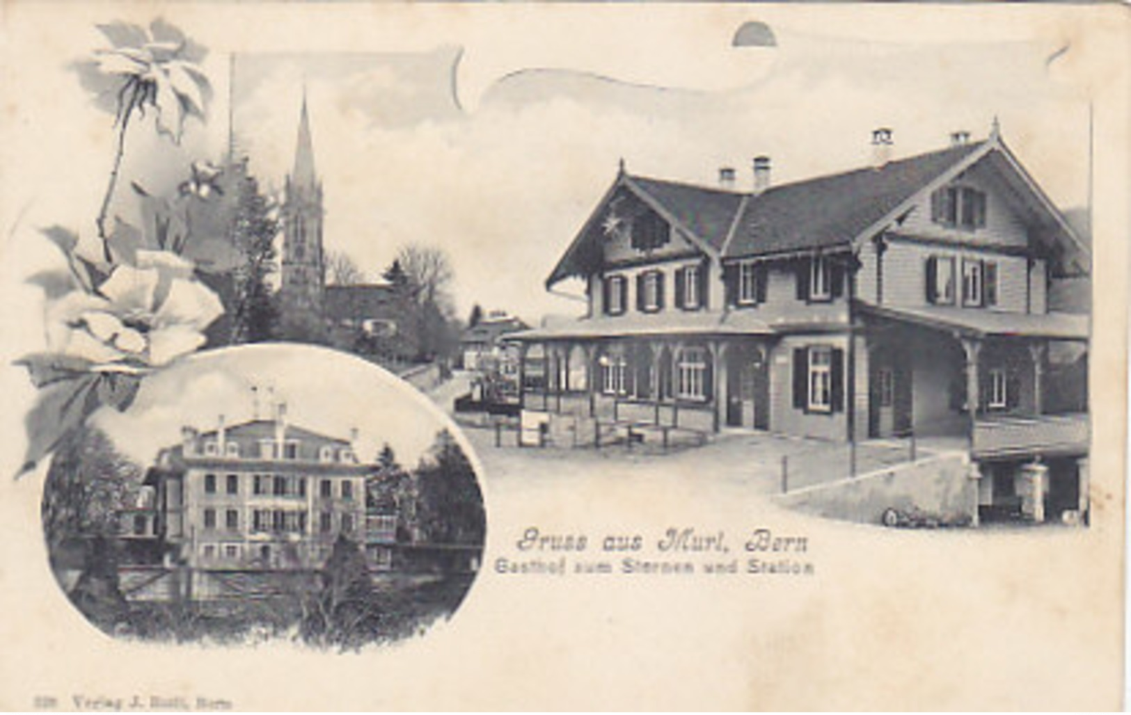 Gruss Aus Muri Mit Gasthof Sternen & Station - 1921          (P-101-60725) - Muri Bei Bern