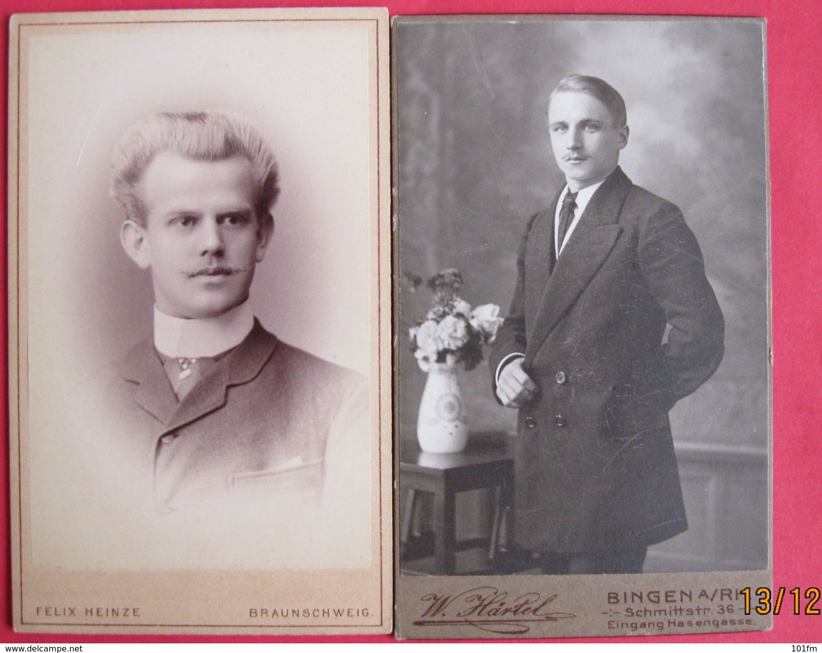 Lot Of 6 Male Kabinet Photographs - Early 1900 - Fotografía