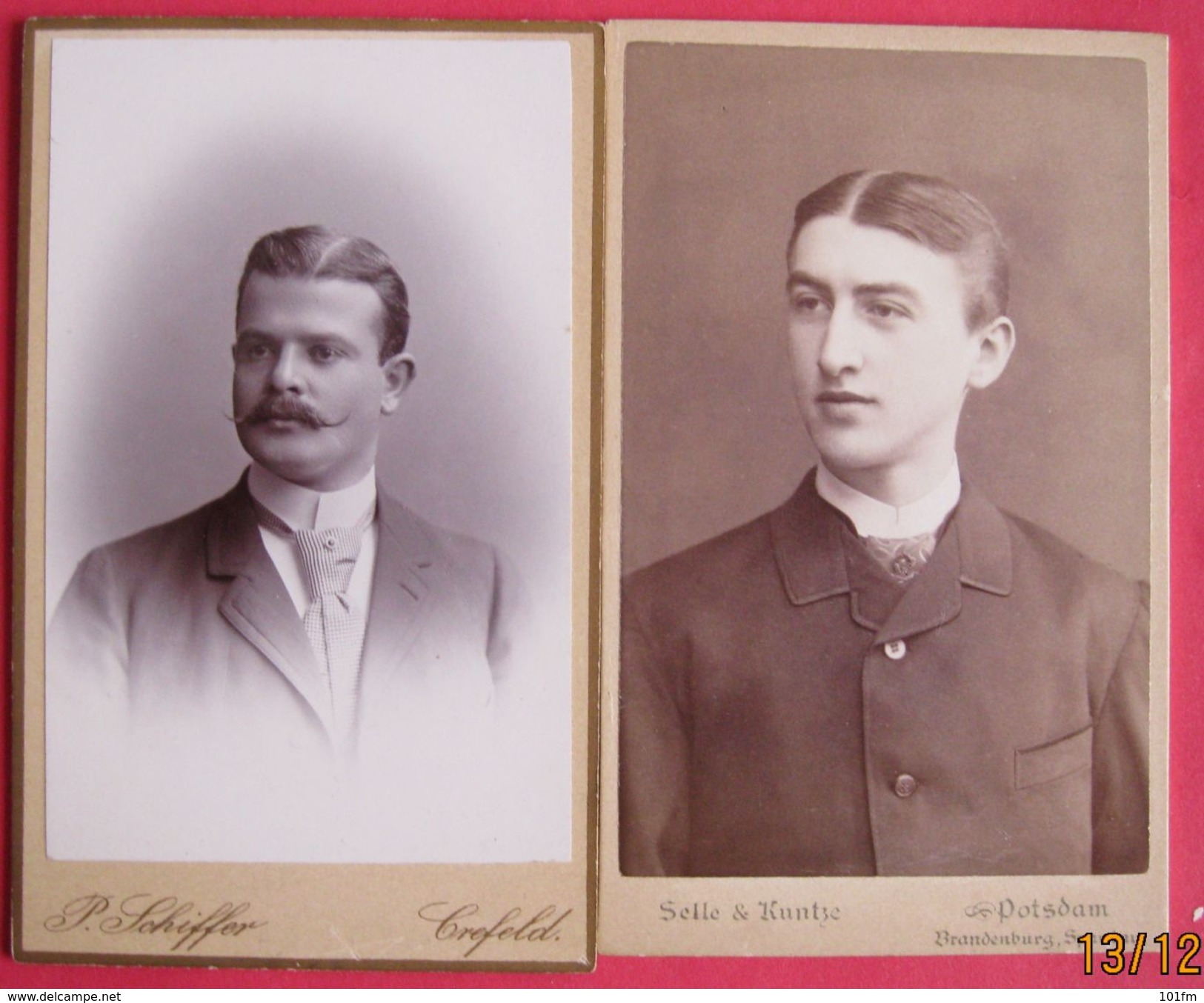 Lot Of 6 Male Kabinet Photographs - Early 1900 - Fotografie