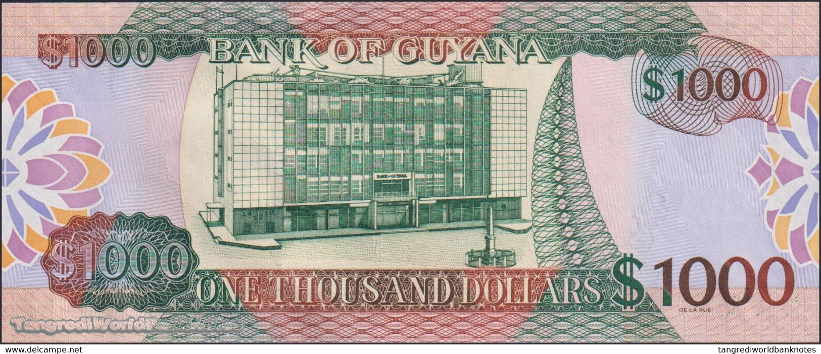 TWN - GUYANA 39b - 1000 1.000 Dollars 2009 Prefix A/94 - Signatures: Williams & A. Singh - Printer: DLR UNC - Guyana