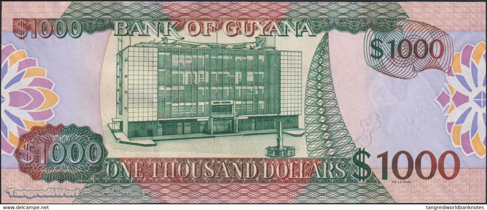 TWN - GUYANA 39b - 1000 1.000 Dollars 2009 Prefix A/104 - Signatures: Williams & A. Singh - Printer: DLR UNC - Guyana