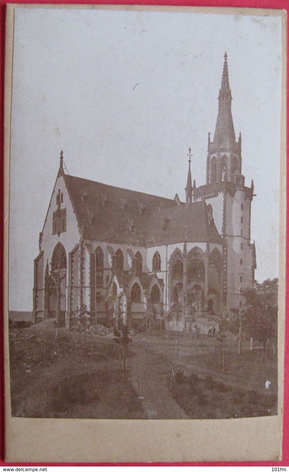 Old Kabinet Photo - Unknown Church In Germany - Zur Erinnerung Photo - Photographie