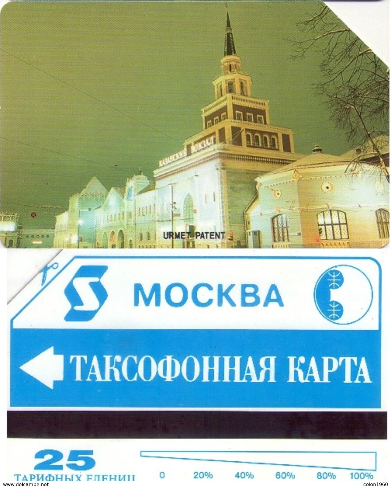 TARJETA TELEFONICA DE RUSIA. URMET, TIRADA 46000 (430) - Rusia