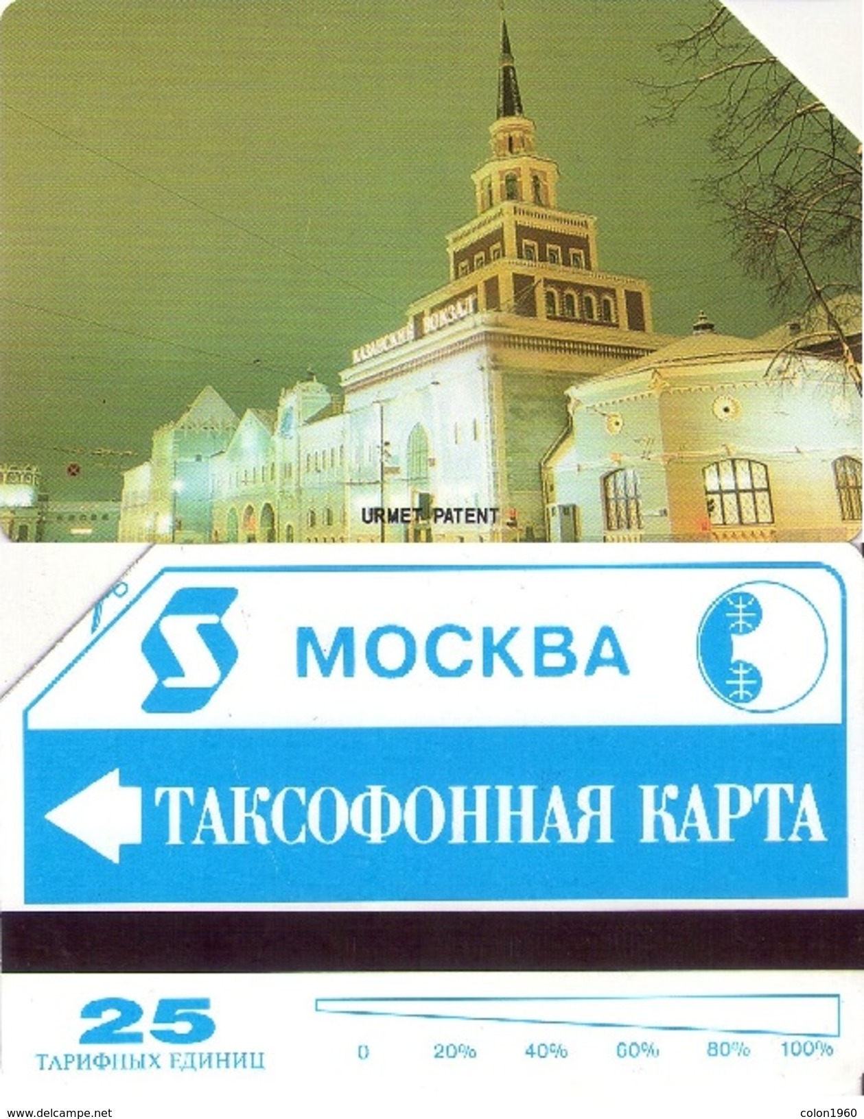 TARJETA TELEFONICA DE RUSIA. URMET, TIRADA 30000 (431) - Rusia