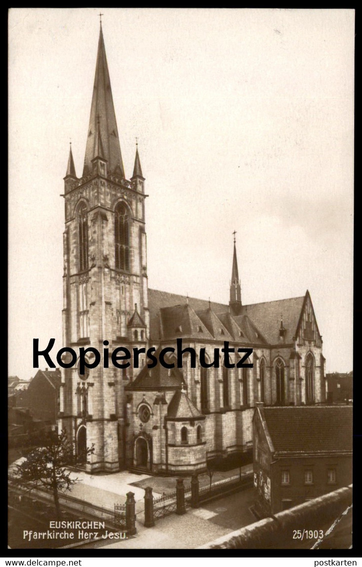 ALTE POSTKARTE EUSKIRCHEN PFARRKIRCHE HERZ JESU KIRCHE Church église Postcard AK Ansichtskarte Cpa - Euskirchen