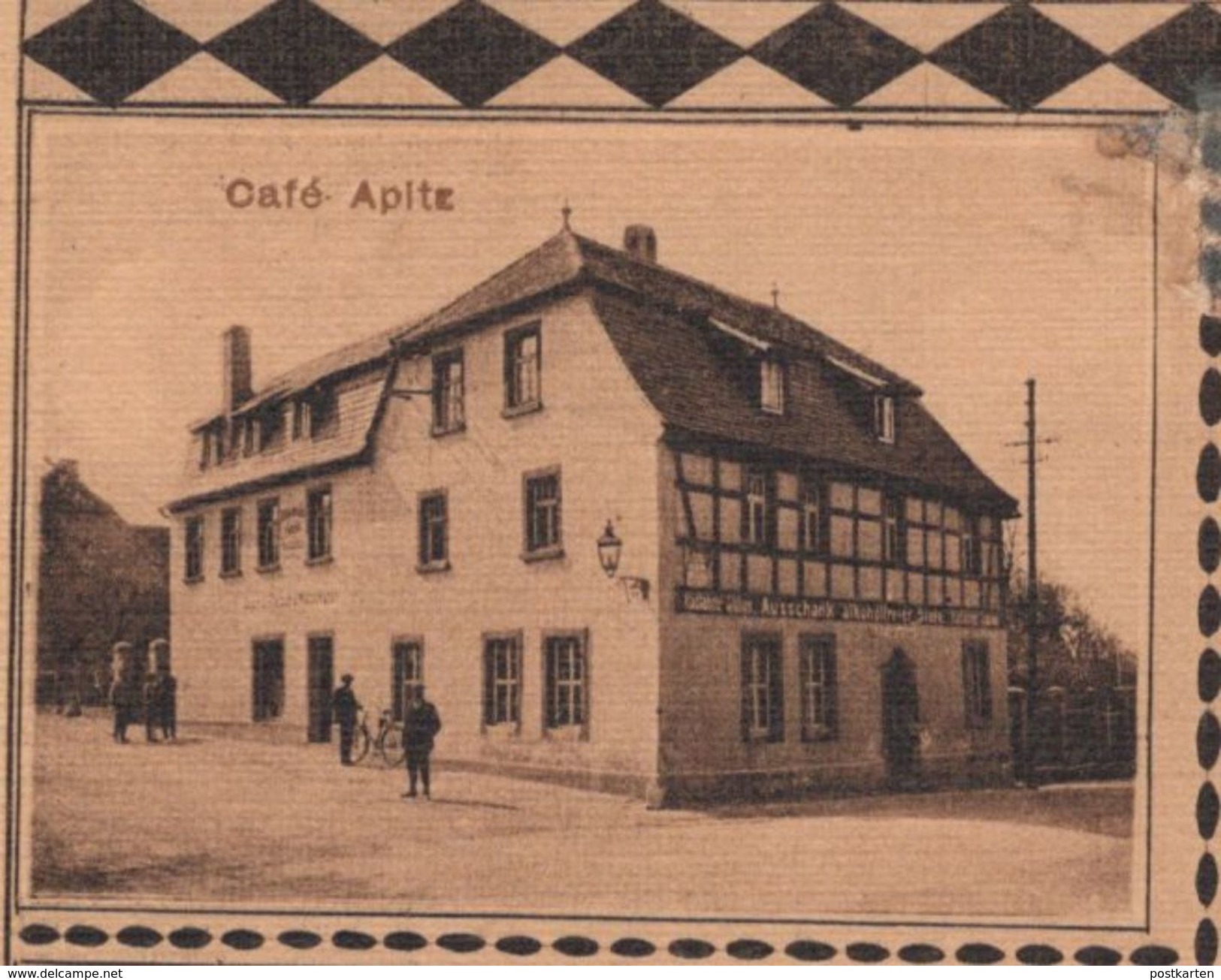 ALTE POSTKARTE GRUSS AUS ESPENHAIN GRUBE MARGARETHE BAHNHOF CAFÉ APITZ RÖTHA Station Gare Mine Postcard Ansichtskarte - Roetha