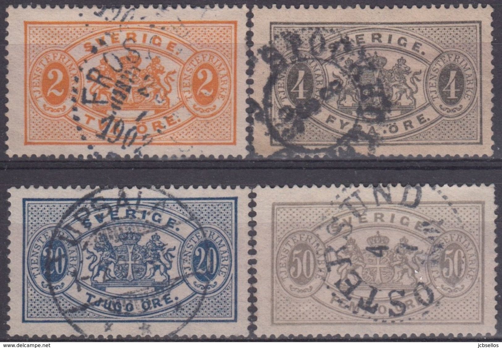 SUECIA SERVICIOS 1891 Nº15/18 USADO - Otros & Sin Clasificación