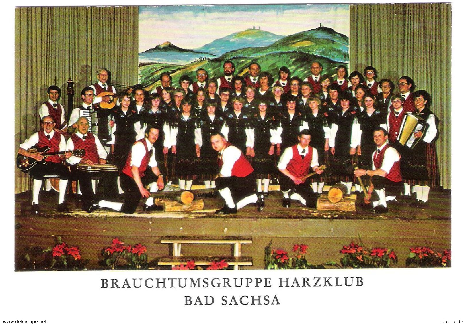 Deutschland - 3423 Bad Sachsa - Brauchtumsgruppe Harzklub - Trachten - Tracht - Costume - Folklore - Bad Sachsa