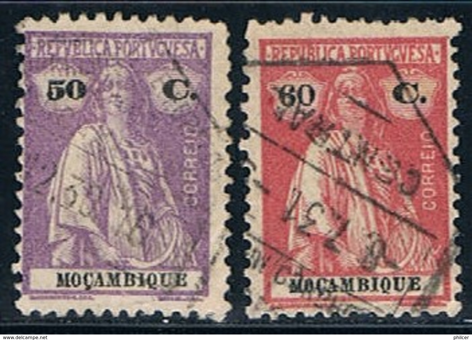 Moçambique, 1926, # 254/5, Used - Mozambique