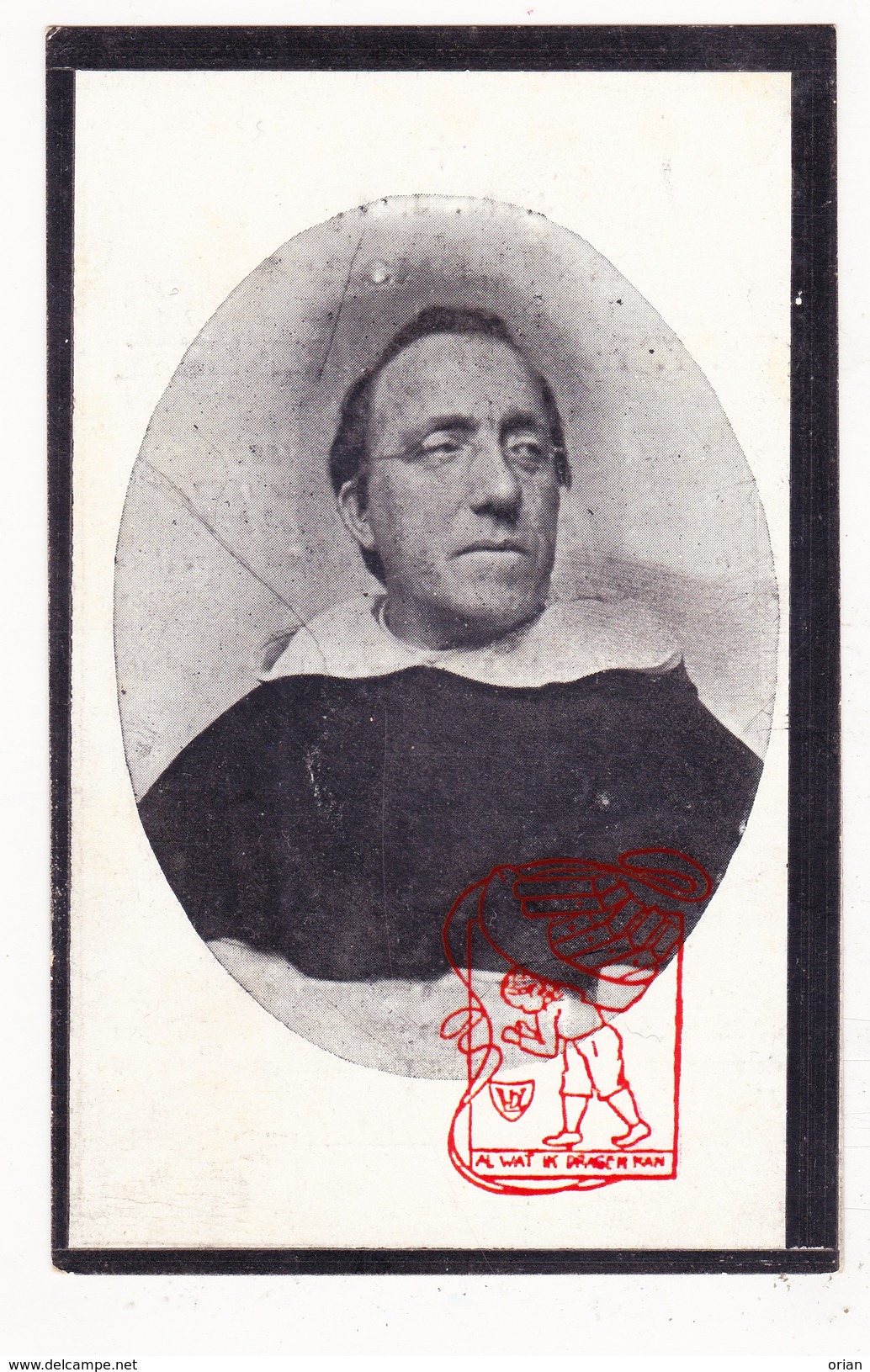 DP Foto Z EH Priester Constant Marie Hiertz ° Lanaken 1842 † Klooster Couvent Brussel 1920 - Images Religieuses