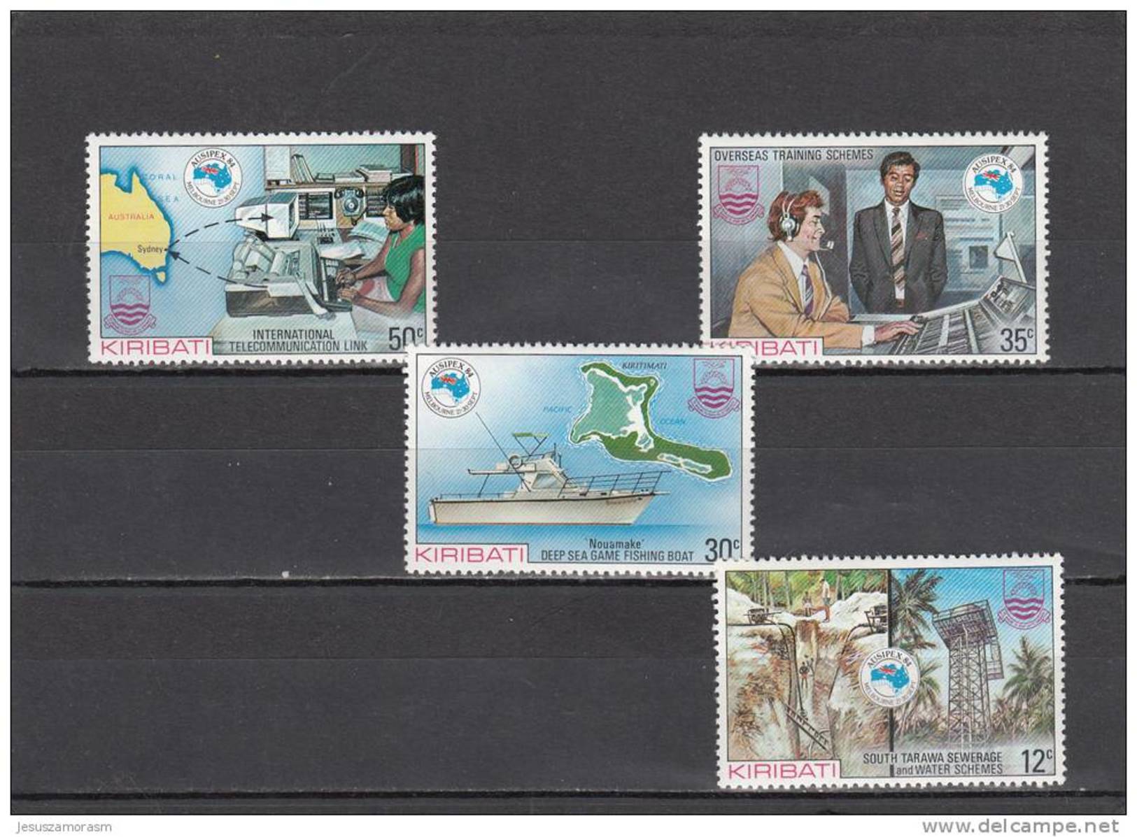 Kiribati Nº 122 Al 125 - Kiribati (1979-...)