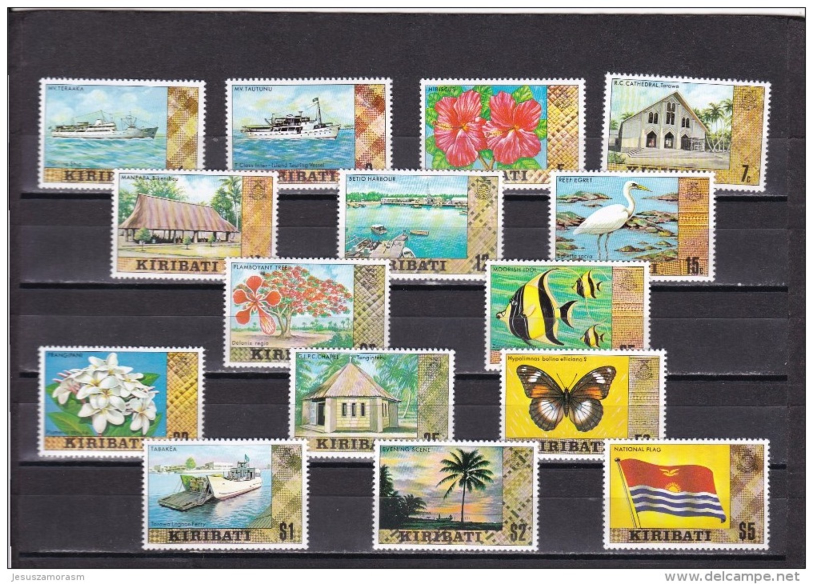 Kiribati Nº 3 Al 16 Y 32 - Kiribati (1979-...)