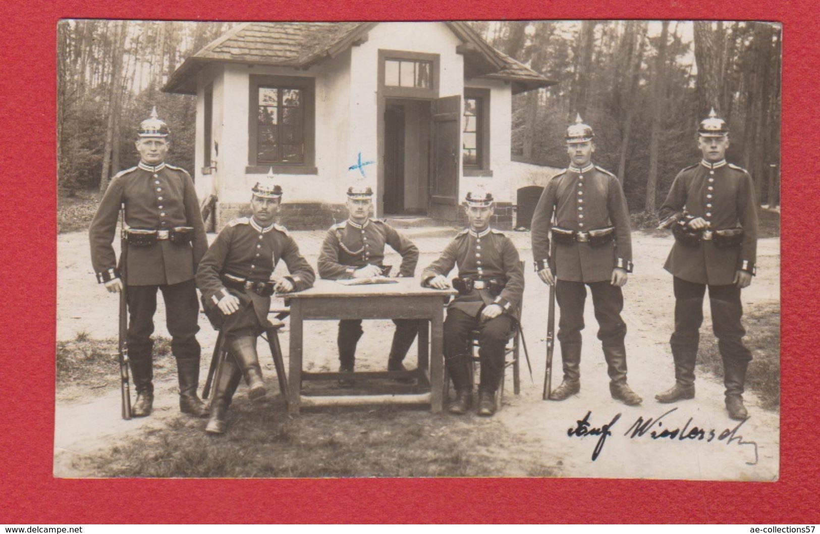 Karlsruhe  -- Carte Photo  --  Soldats Allemands --  27/4/1914 - Karlsruhe