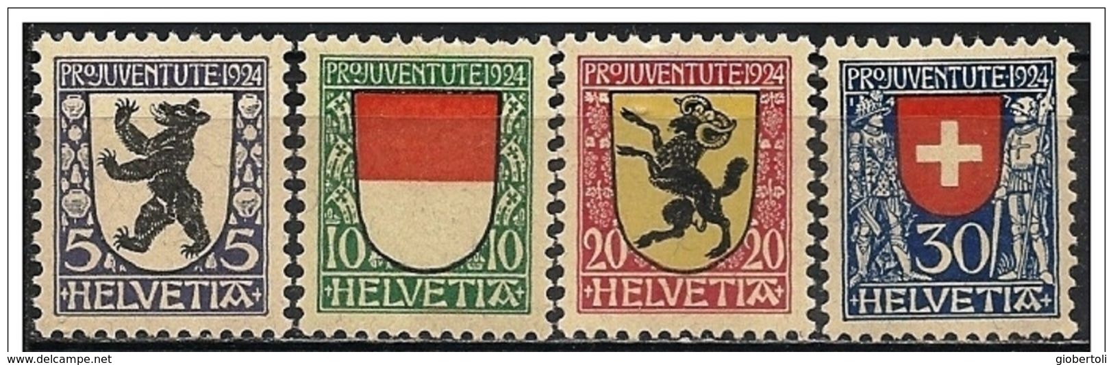 Svizzera/Suisse/Switzerland: Stemmi Dei Cantoni, Armoiries Des Cantons, Coats Of Arms Of The Cantons - Francobolli