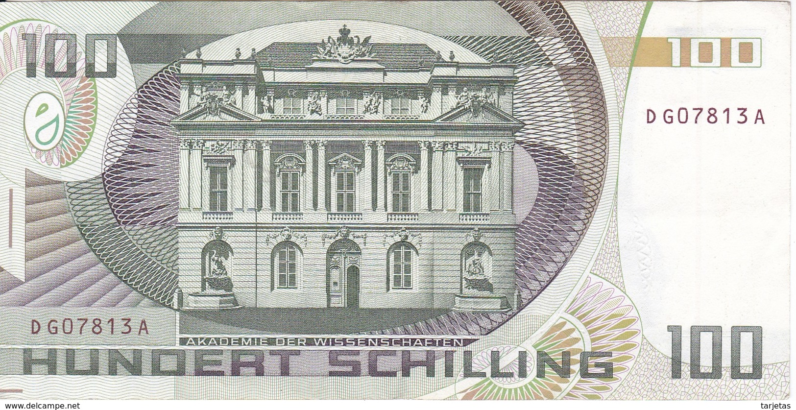 BILLETE DE AUSTRIA DE 100 SCHILLING DEL AÑO 1984 EN CALIDAD EBC (XF) (BANKNOTE-BANK NOTE) - Austria