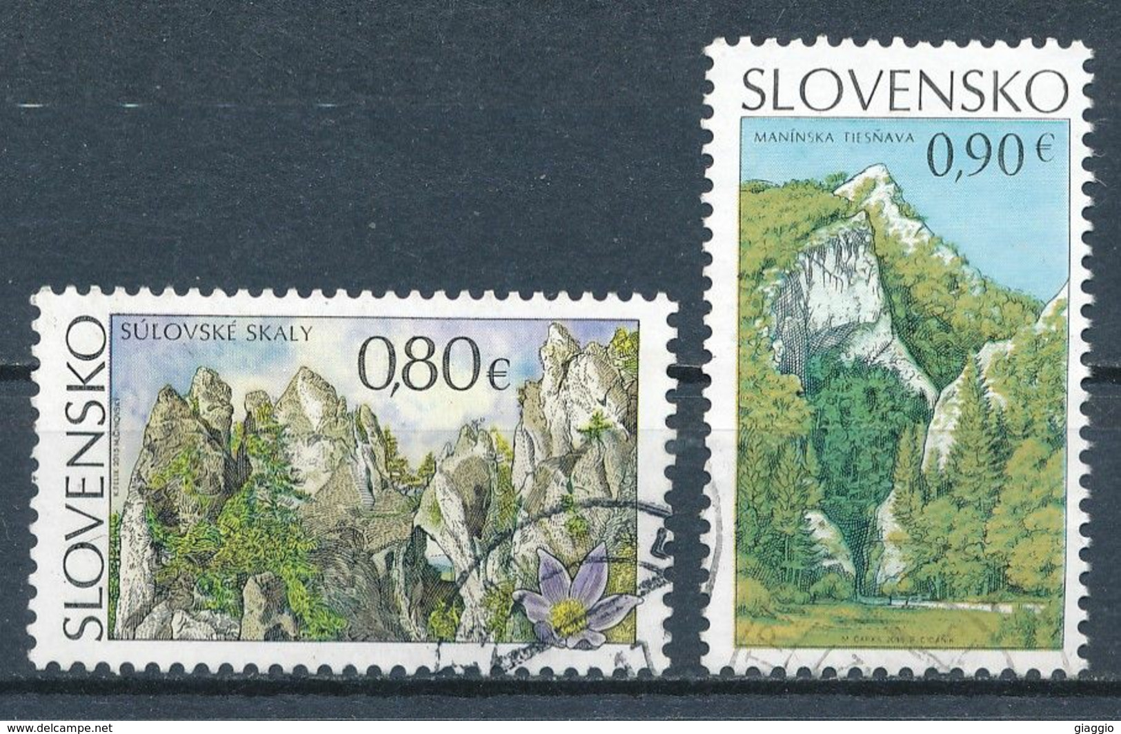 °°° SLOVENSKO - Y&T N°672/73 - 2015 °°° - Usati