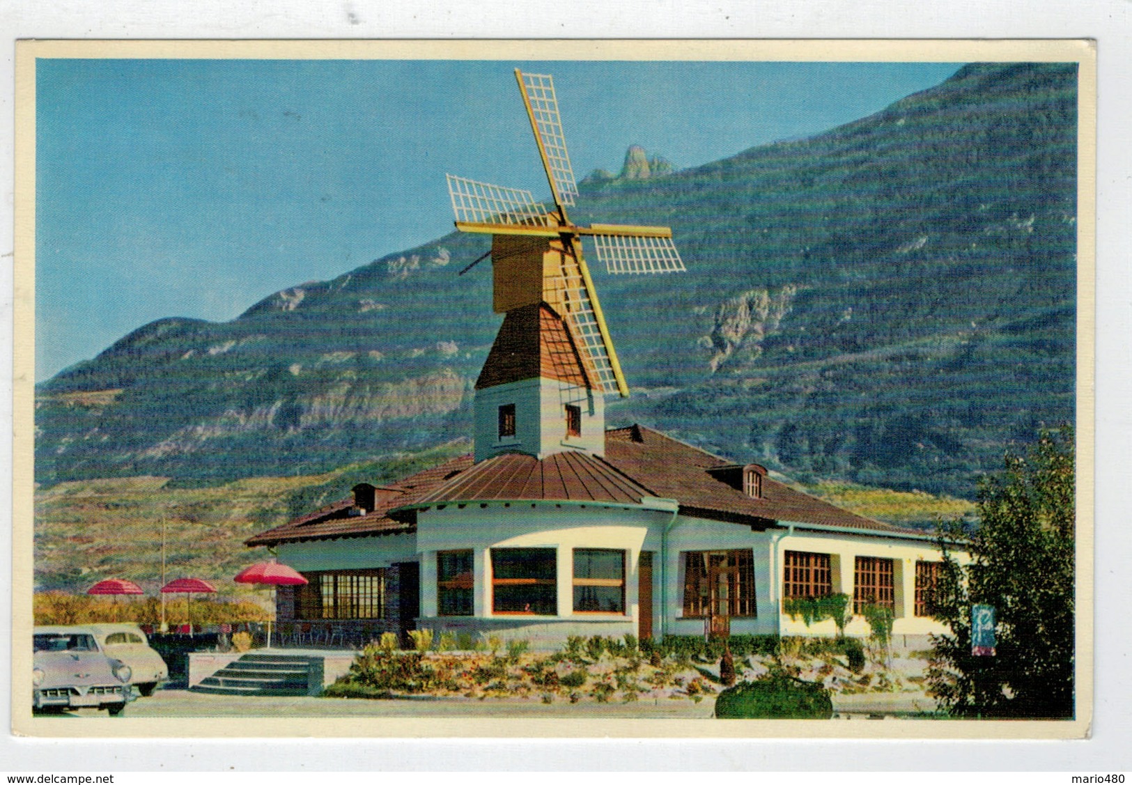 C.P.  PICCOLA    CHARRAT    MON   MOULIN   BAR  RESTAURANT   PAVILLON  DE  VENTE       2 SCAN    (VIAGGIATA) - Charrat