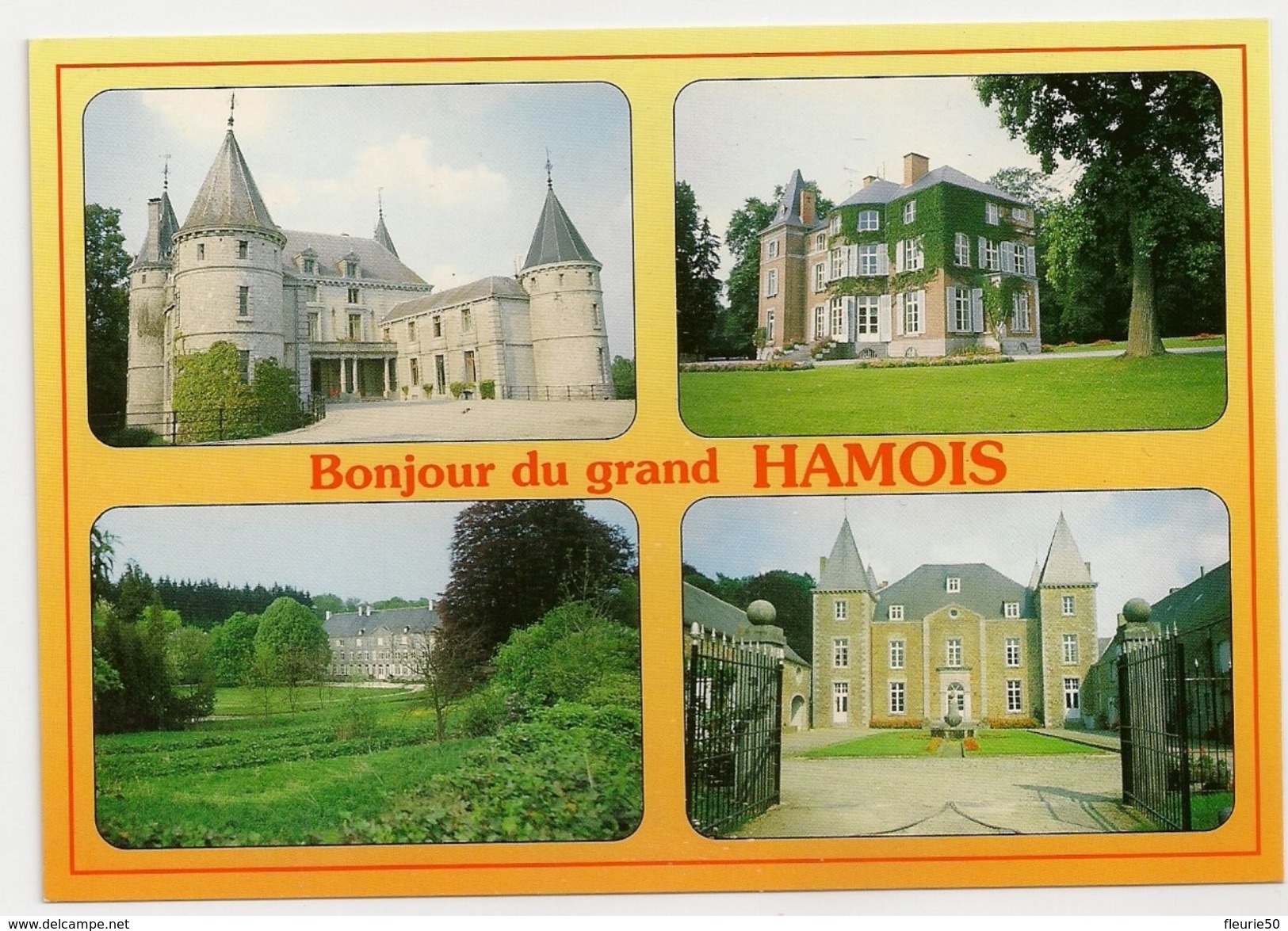 Bonjour Du Grand HAMOIS - Châteaux De Natoye - Emptinne - Hamois. Edition Hiernaux-Namur. - Hamois