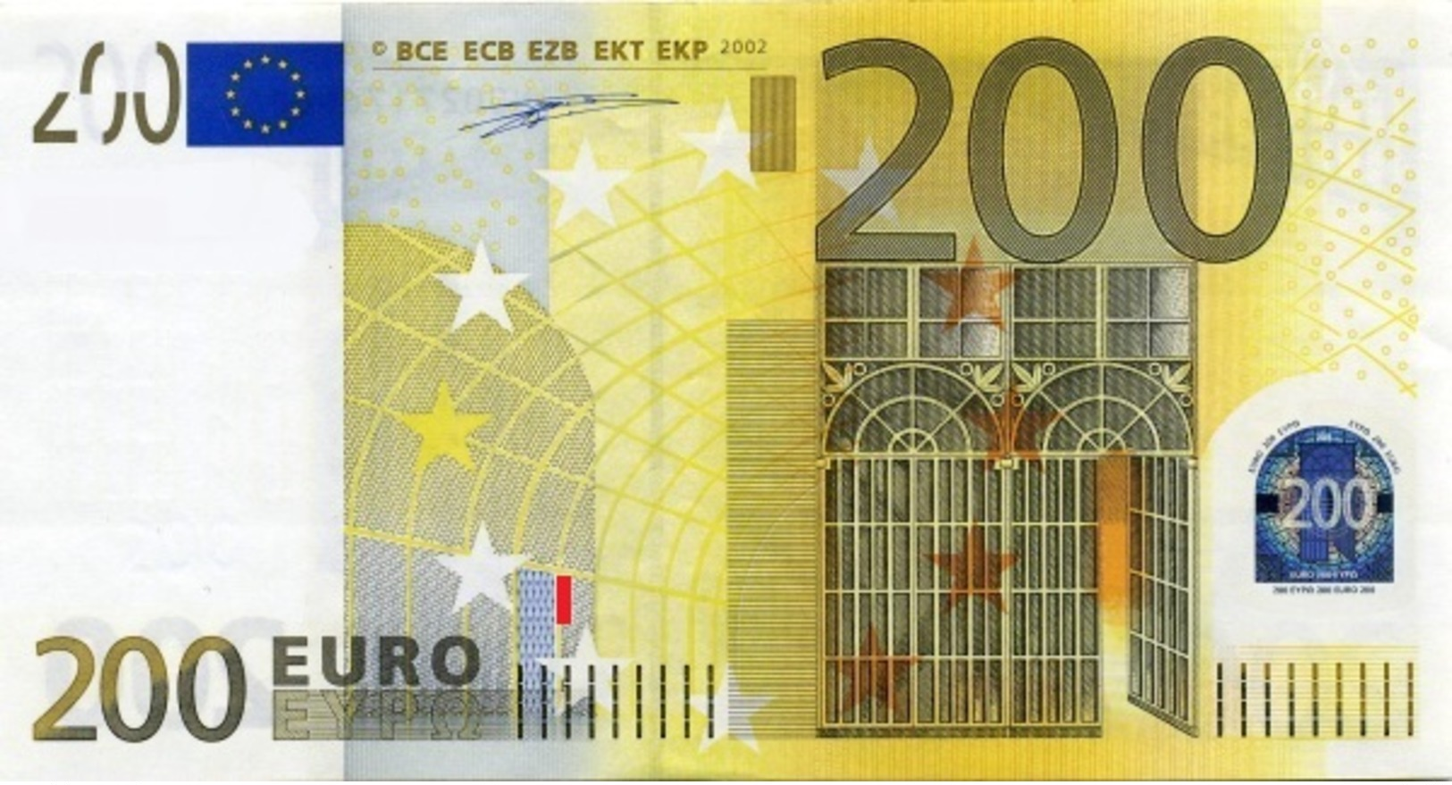 EURO BELGIUM 200 Z T001 UNC DUISENBERG - 200 Euro