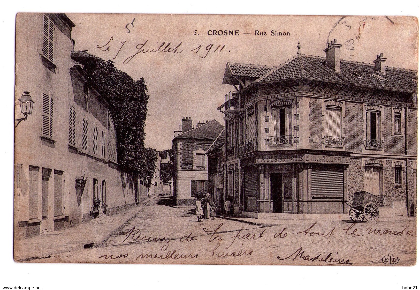 D84 - Crosnes - N° 5 - Rue Simon - E.L.D. - Crosnes (Crosne)